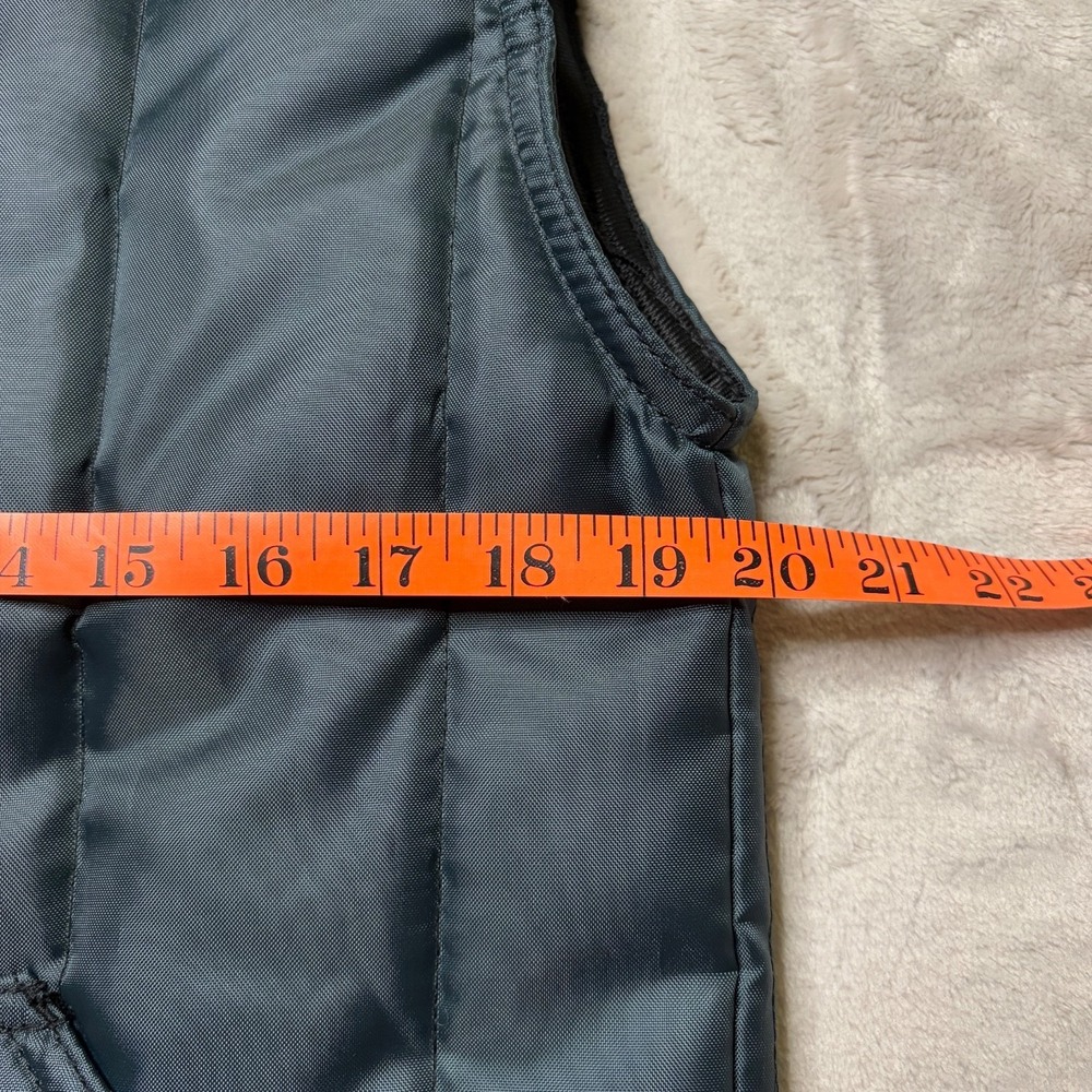 RefrigiWear Econo-Tuff Fiberfill Insulated Vest Mens S Blue Full-Zip Workwear - Picture 6 of 6